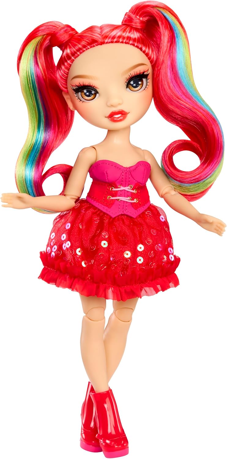 Rainbow High Be Dazzling Fashion Dolls- Vivienne Rouge (Red) with Bedazzler Tool and Sparkle Gems