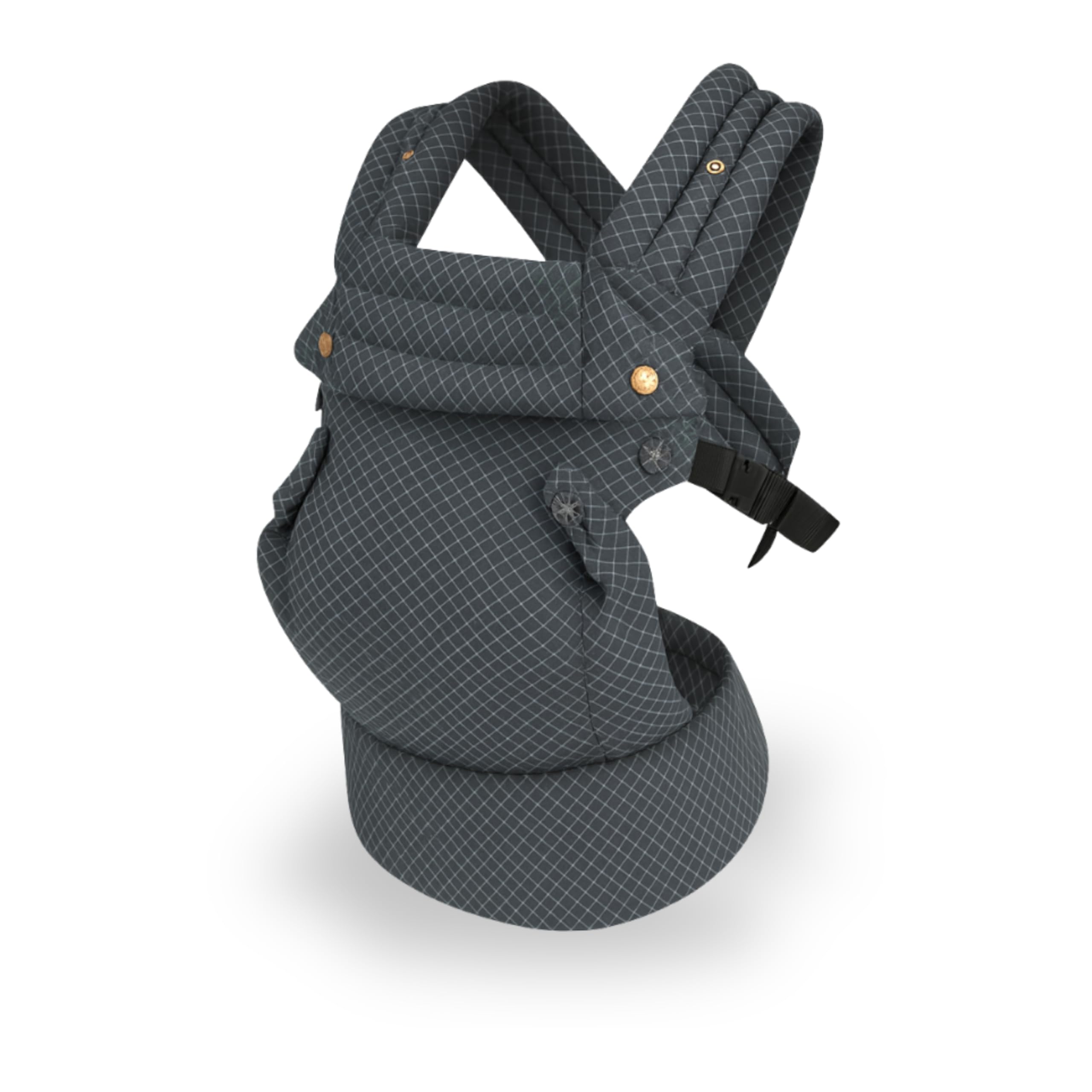 Boundless Baby Carrier 4-in-1 Convertible Carrier 100% Cotton Ergonomic Baby Carrier for Newborns to Toddlers | Lightweight, Breathable, Adjustable, Hip-Healthy Design | Made in India, Designed in California (Dark Grey)-picture-28