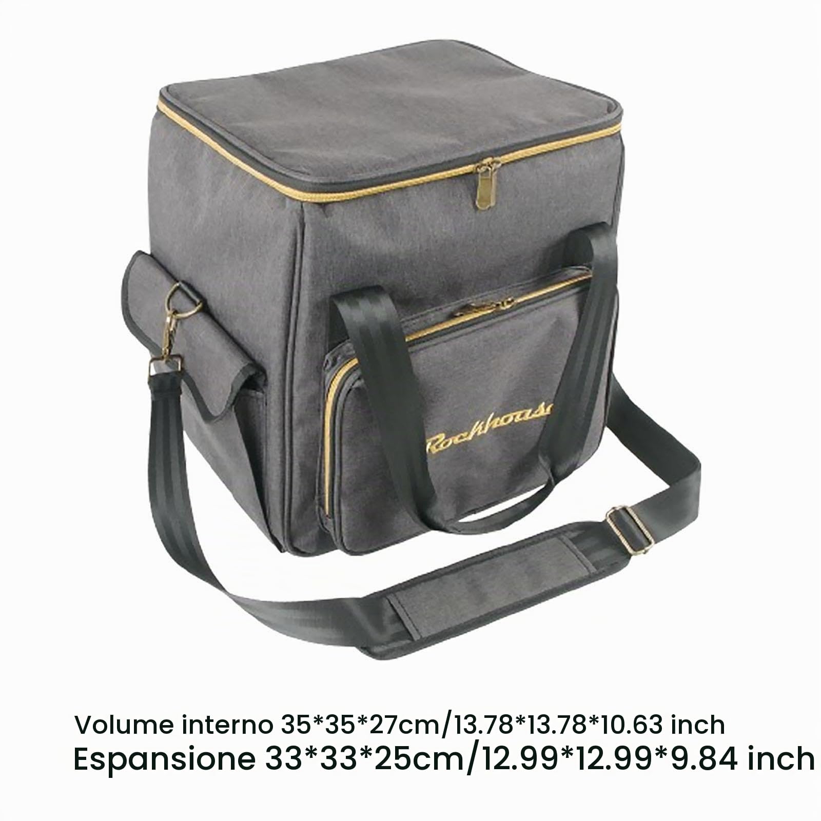 Borsa di stoccaggio del in Vinile CD Borsa di stoccaggio LP Albums Box Portatile Opuscolo Portatile Organizzatore di carico per Auto per