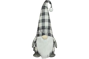 Rae Dunn Christmas Gnome Joyful - 19 Inch Stuffed Plush Santa Figurine...