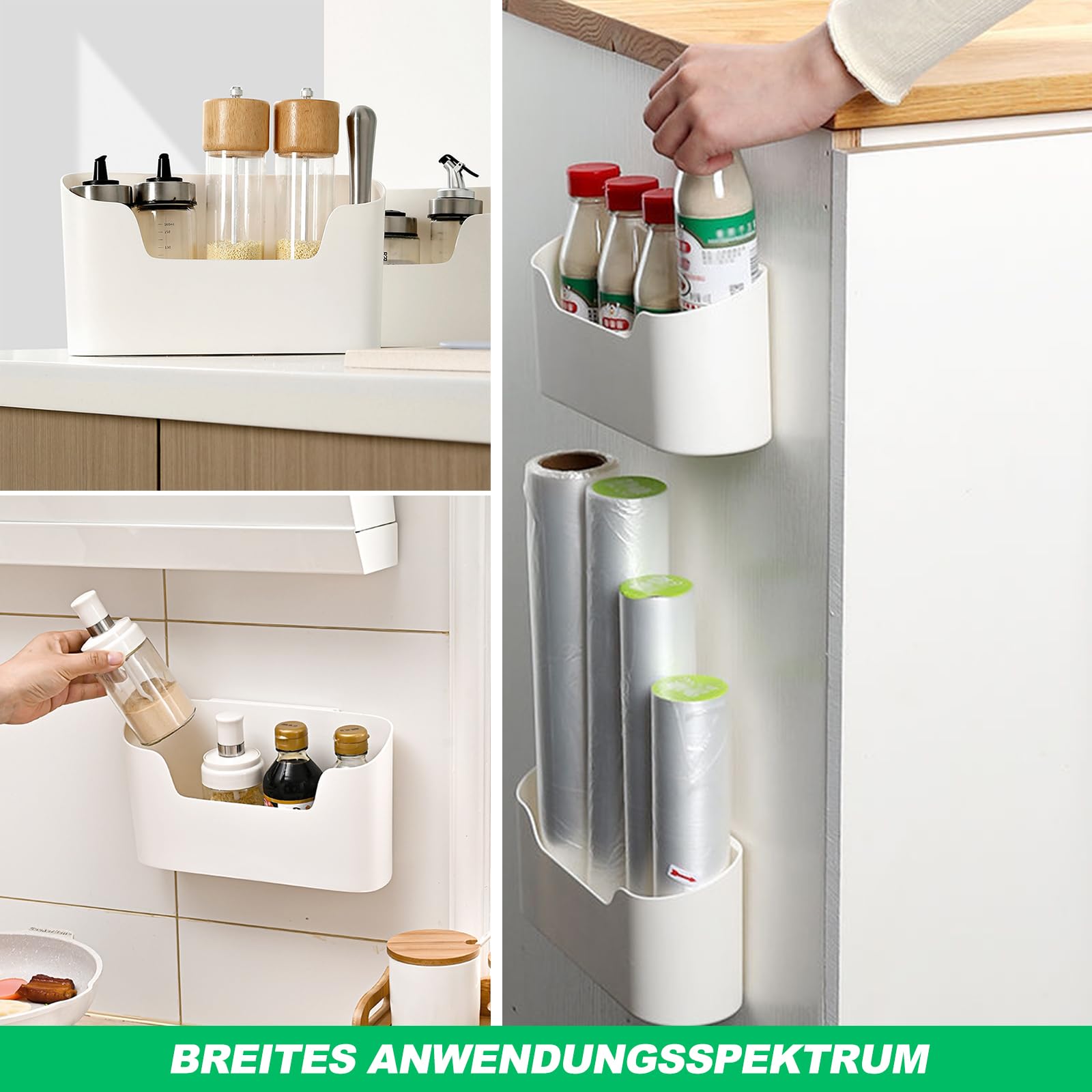 SXCCNW Wand Organizer Storage Box, 2 Stück Küche Tür Organizer