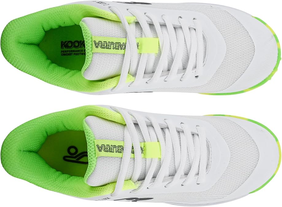 Kookaburra KC 5.0 Rubber Sole Cricket Shoe - Yellow/Green