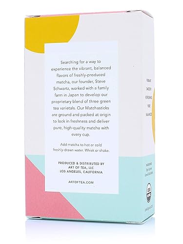 Miniatura 33 de Art of Tea Matcha en polvo Matcha orgánico de grado ceremonial Lata de polvo de matcha ceremonial de 1.4 onzas