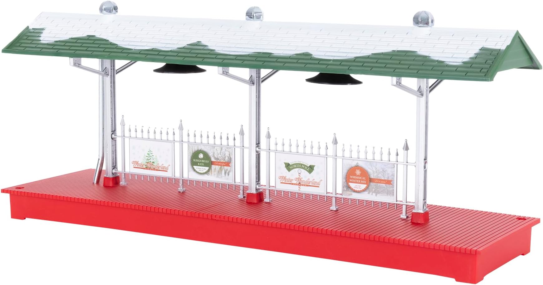 Trains - Winter Wonderland Plug-Expand-Play Station Platform, O Gauge