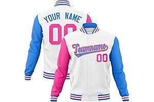 Customizable Team Varsity Baseball Letterman Jacket Personalized Embroidered Name Number Stitched Logo Big Size