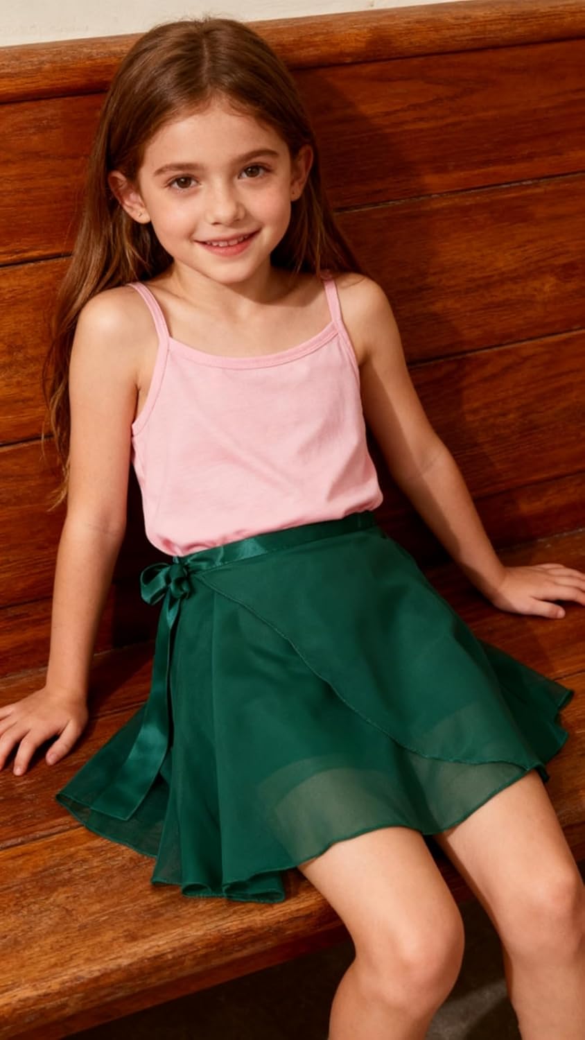 Ballet Skirt Women Adult Girls Dance Chiffon Sarong Wrap Skirts - Image 5