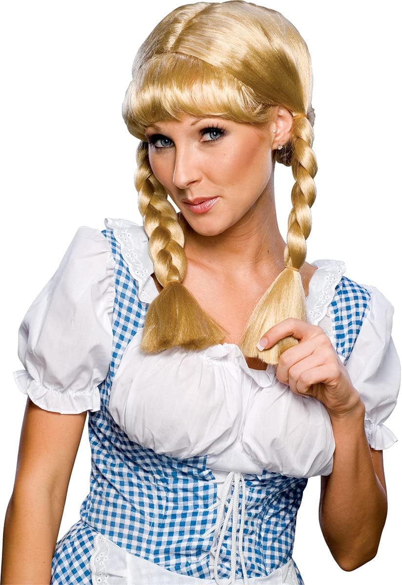 Womens Flirty Flick Brown Wigs Female Halloween Costume