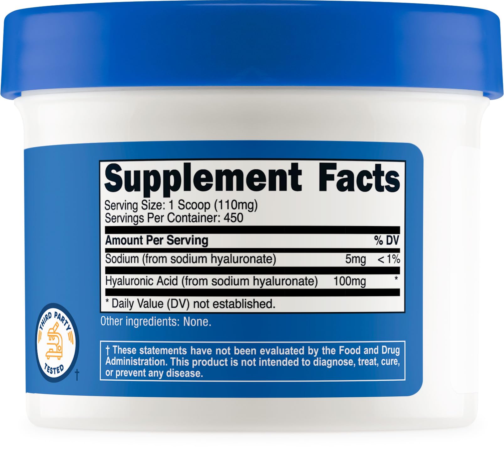 Nutricost Hyaluronic Acid Powder (50 Grams) Water Soluble, Fine Powder — Amazon image 5