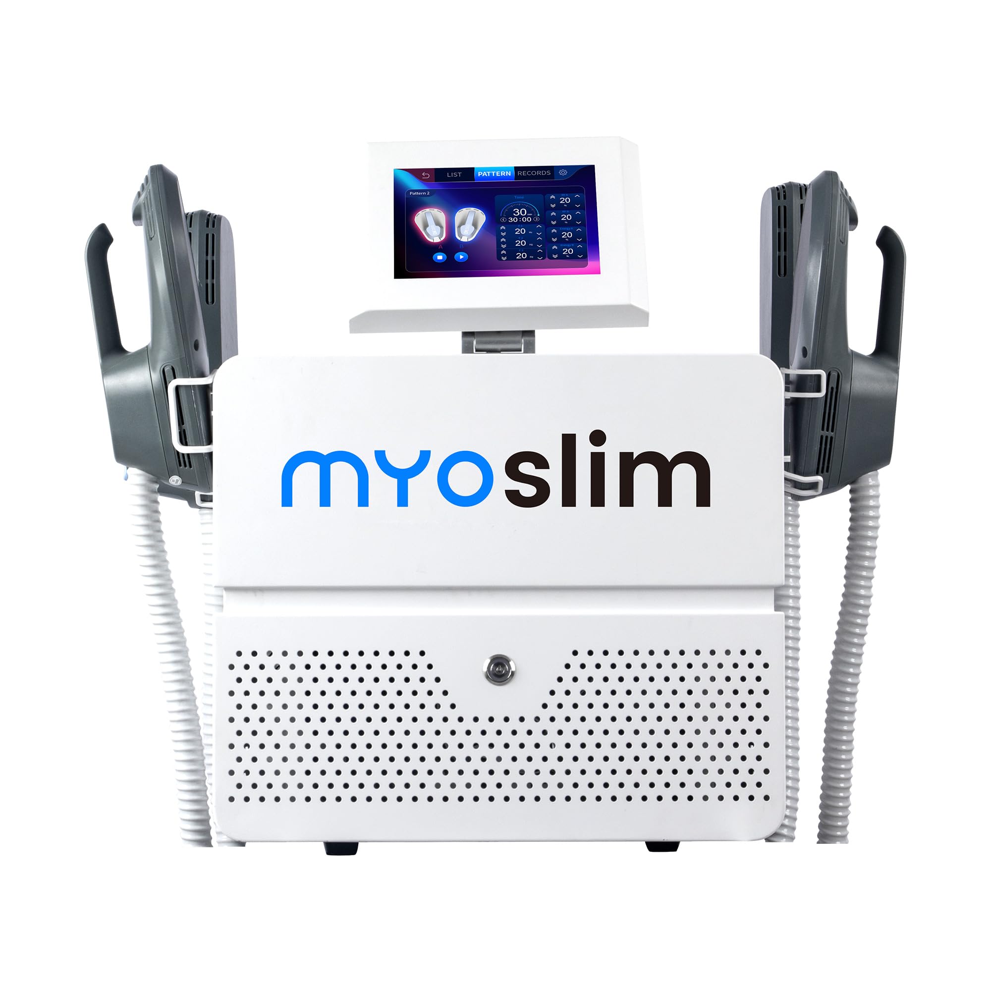 Myoslim Nova EMS Machine Electromagnetic Muscle Stimulation with Optional Pelvic EMS Pads, Body Slimming & Sculpt