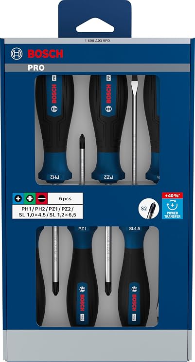 Bosch Tornavida Seti 6 Parça