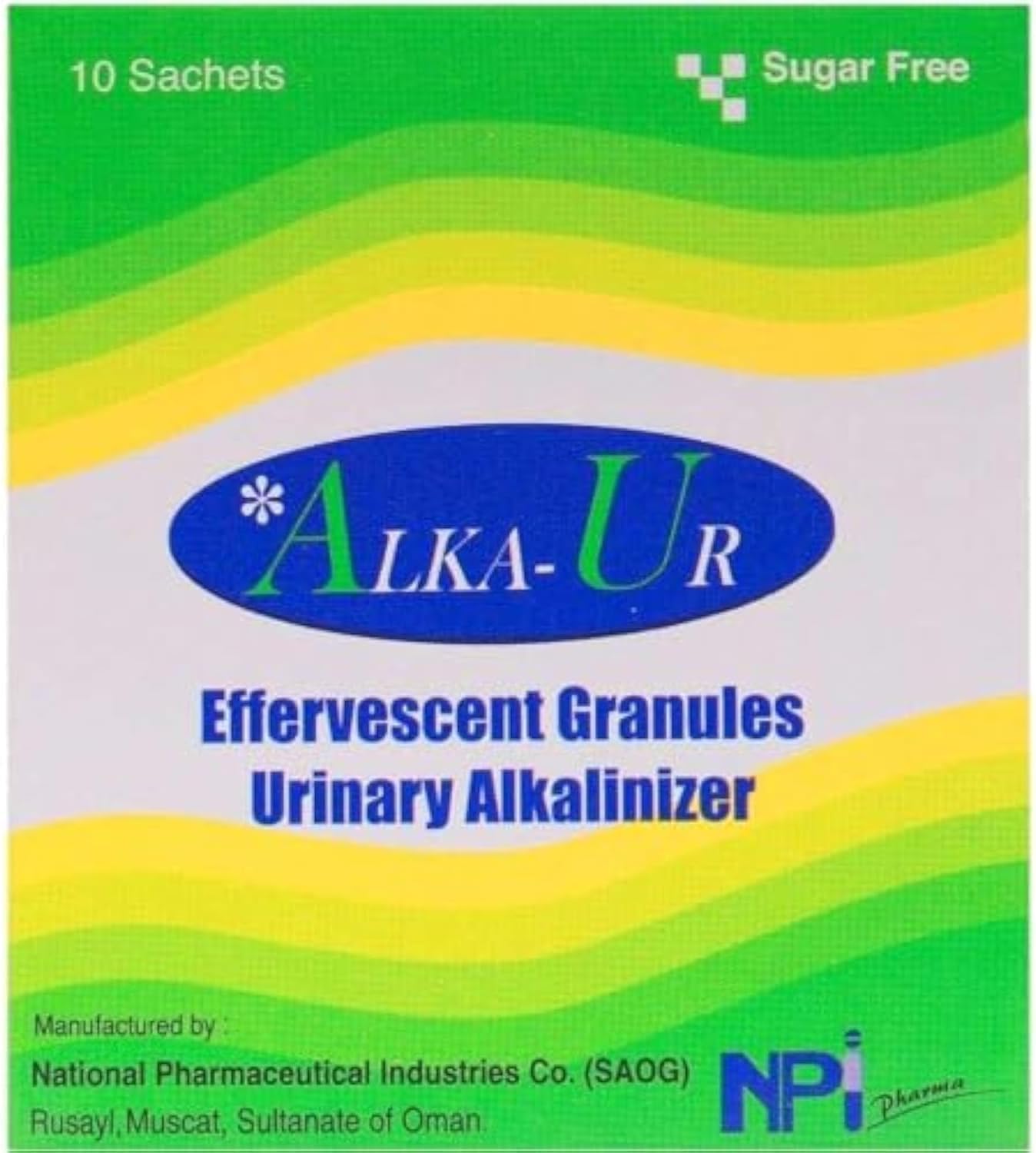 Effervescent Granules Urinary Alkalinizer Sachets 10's