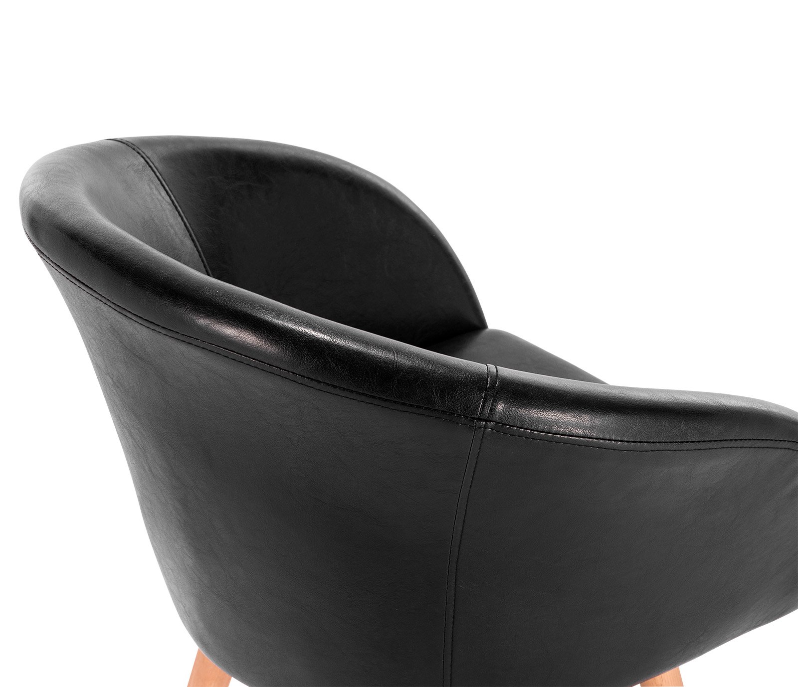 WOLTU Kitchen Dining Chair Black Kitchen Counter Office Lounge Living