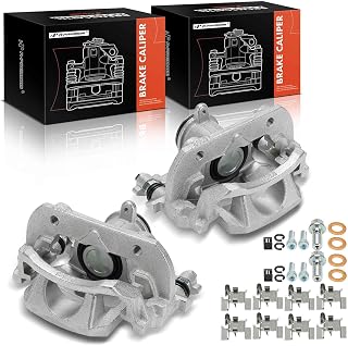 A-Premium Rear Left and Right Side Disc Brake Caliper with Bracket