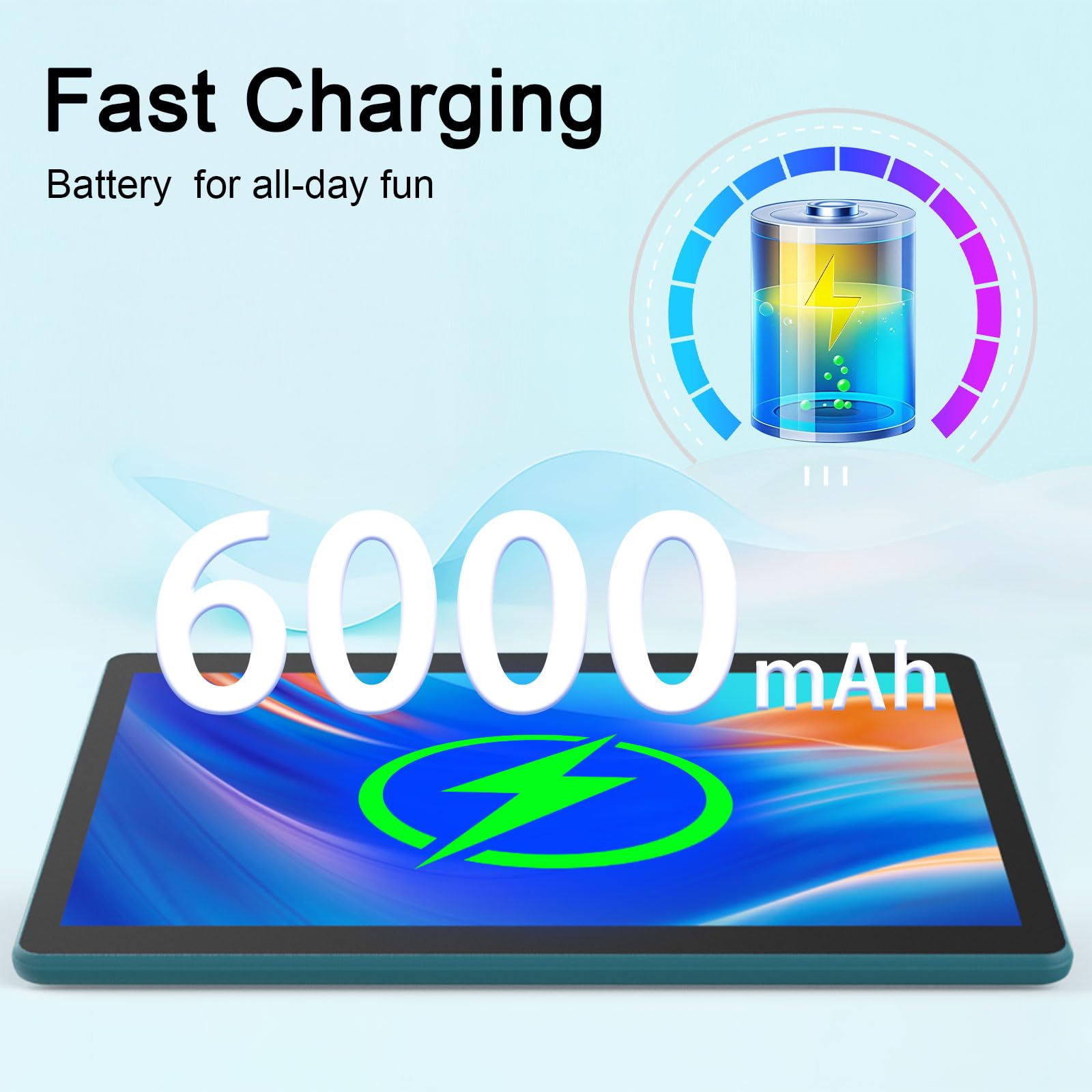 Amazon.com : Android 15 Tablet 10 inch, 2 in 1 Tablets with