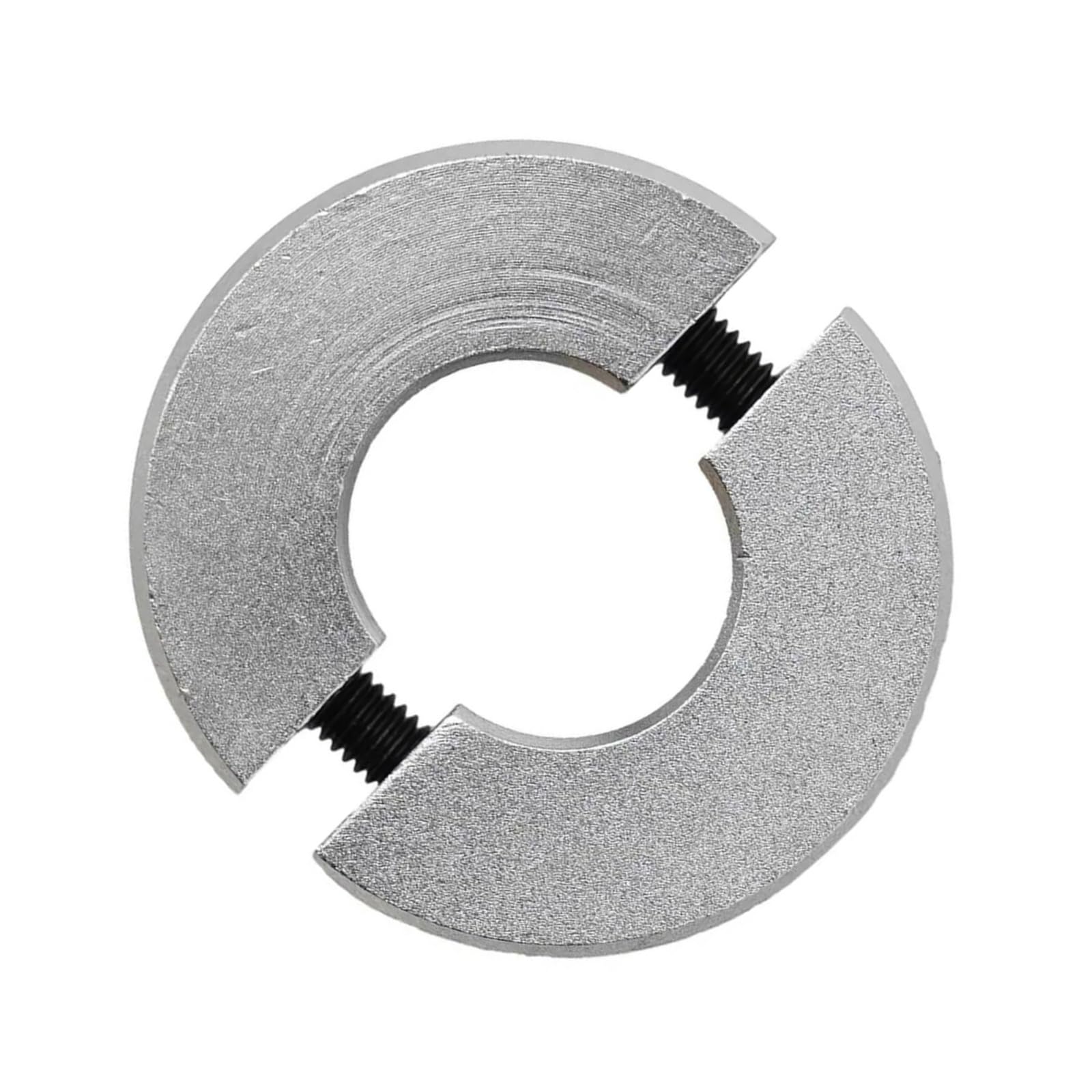 Aluminum Alloy Fixed Locking Limit Ring Double Split Shaft Collar 6-20mm for Machinery and Equipment - 1pcs(18mm)