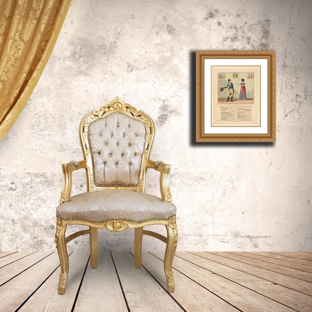 ArtDirect The Jew beauties. A whimsical song; Sung by Mr. Fawcett, at Covent Garden Theatre. (1806) Custom Framed Art Print Giclee Print or Canvas Options with Various Sizes and Customization by Anonymous