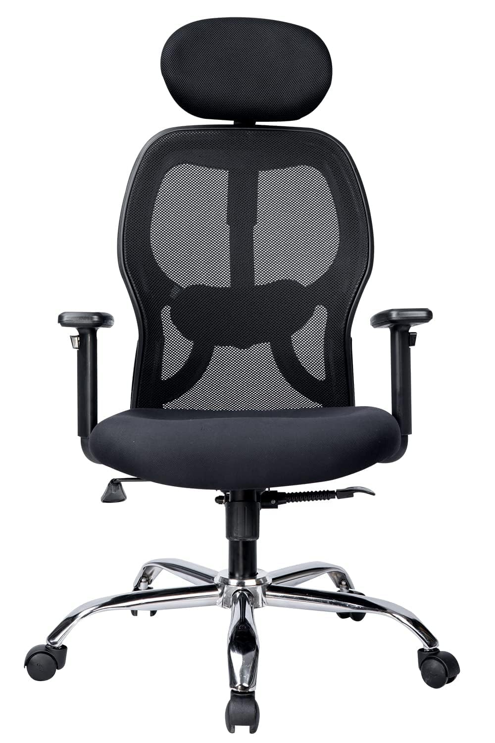 KRISHTHA Office Chair With Adjustable Headrest And Lumbar Support, Mid-Century, Mesh, Drafting, Ergonomic Executive, Staff, Workstation, Desk Chair, Modern Style (Headrestpro, Headrestpro(Black)) (B0D2HMNQ55) Amazon Price History, Amazon Price Tracker