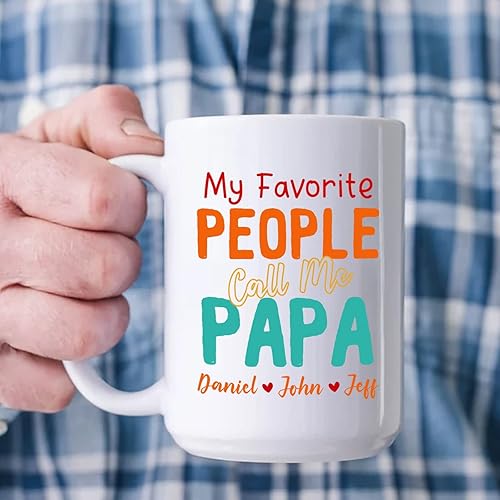 Miniatura 34 de Taza con texto en inglés "Best Papa Ever", tazas personalizadas para papá, tazas con foto personalizadas, regalos de hijo, hija, niños, taza de Taza