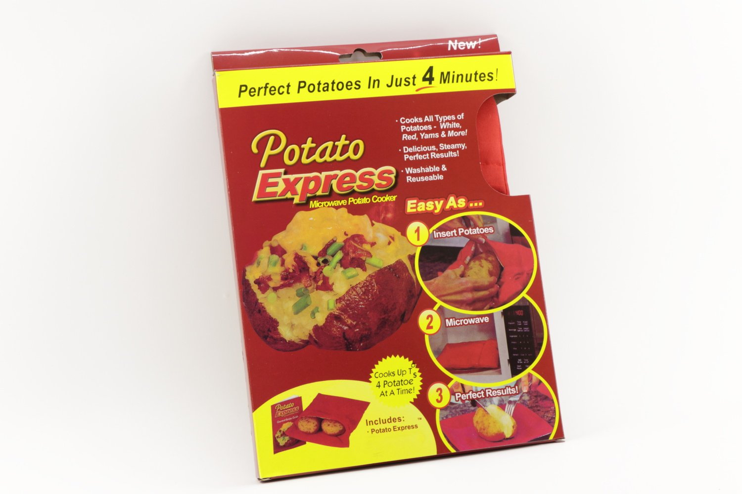 RMB® Potato Express Set di 2 sacchetti per patate, per la cottura al microonde