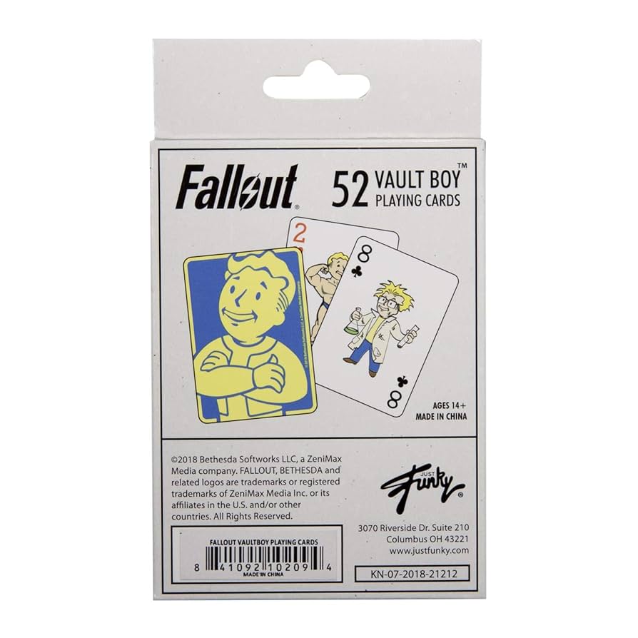 Amazon.com: Fallout Playing Cards Deck - Depicting Your
