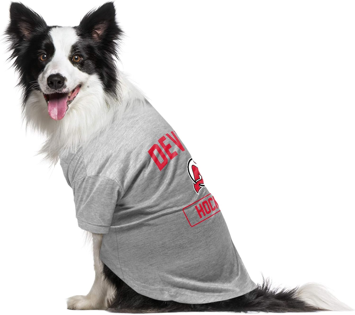 Littlearth NHL Unisex-Adult Pet T-Shirt with Team Logo and Name