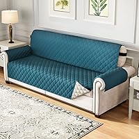 Vista 8 de Fundas de cojín impermeables para sillón reclinable, funda antideslizante para sofá de 1, 2, 3, 4 plazas, funda protectora para gatos y perros, Negro