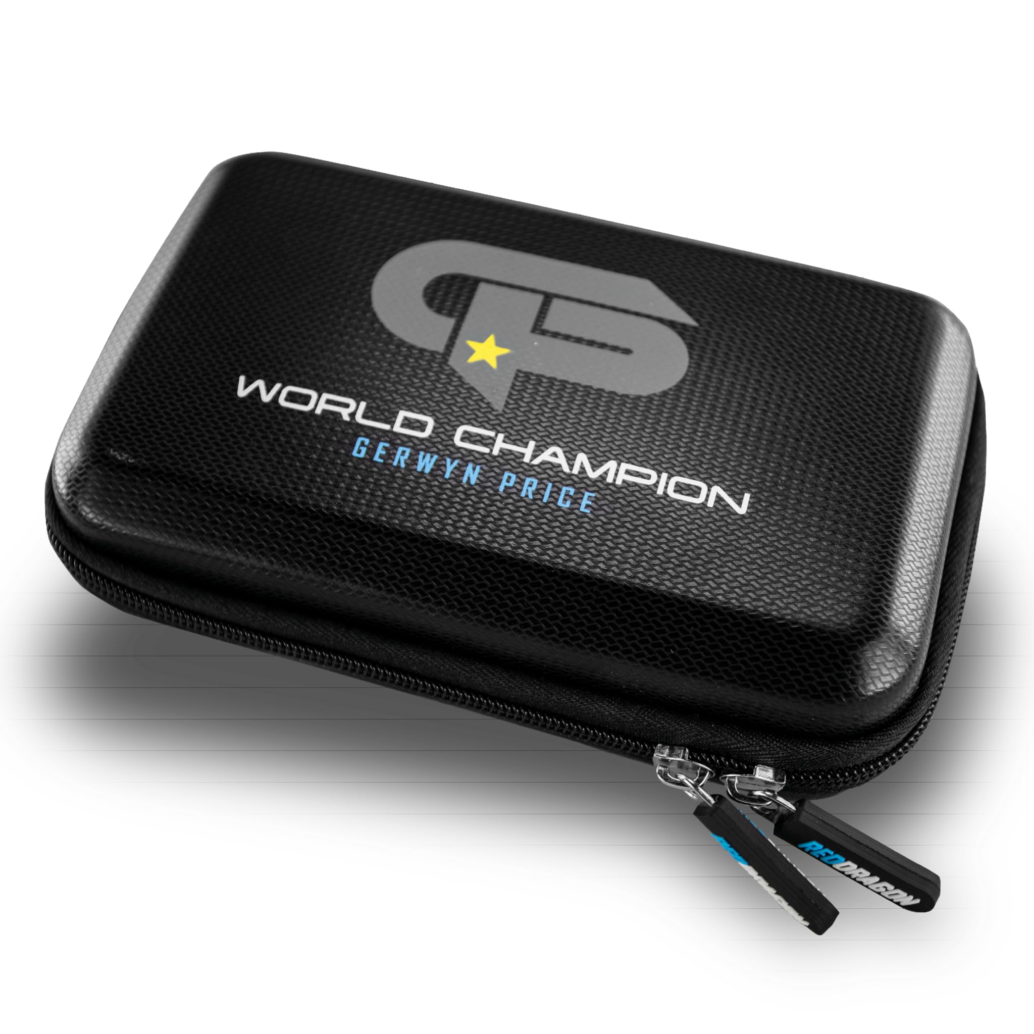 RED DRAGON Gerwyn Price Iceman World Champion Edition - Custodia per freccette, organizer professionale per accessori, custodia per 3 freccette completamente assemblata
