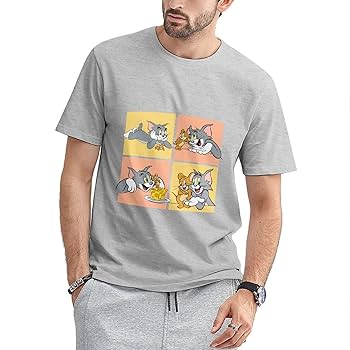 Amazon.co.jp: Tシャツ トムとジェリー 半袖 メンズ レディース