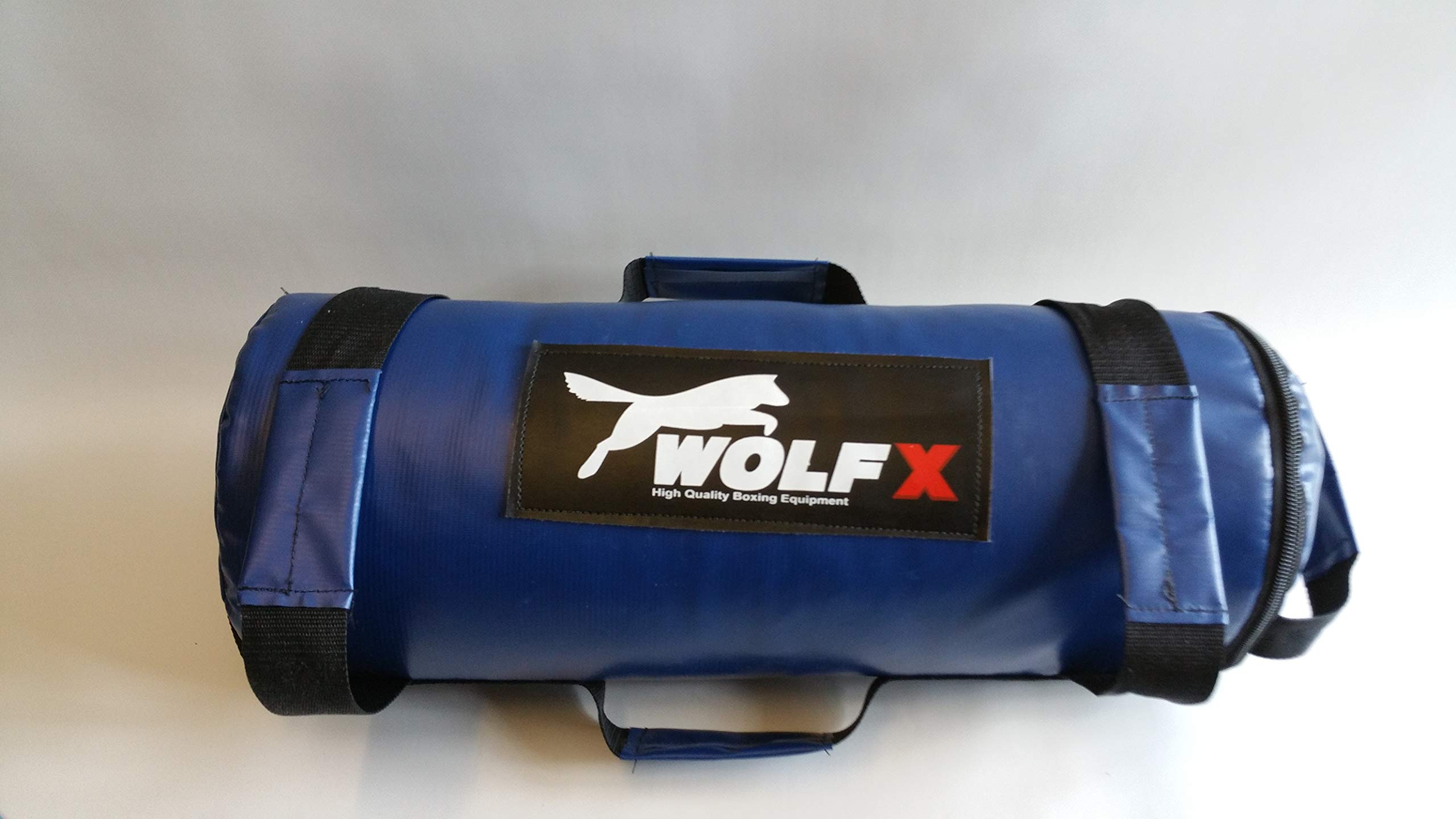 Wolfx Power Cloth/Sand FILLED Bag Boxing MMA Training Fitness 5-60kg (8 Handles) (Blue, 20kg Filled)
