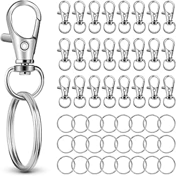 Amazon.com: 50 PCS in 25 Sets, Metal Swivel Lobster Claw Clasps