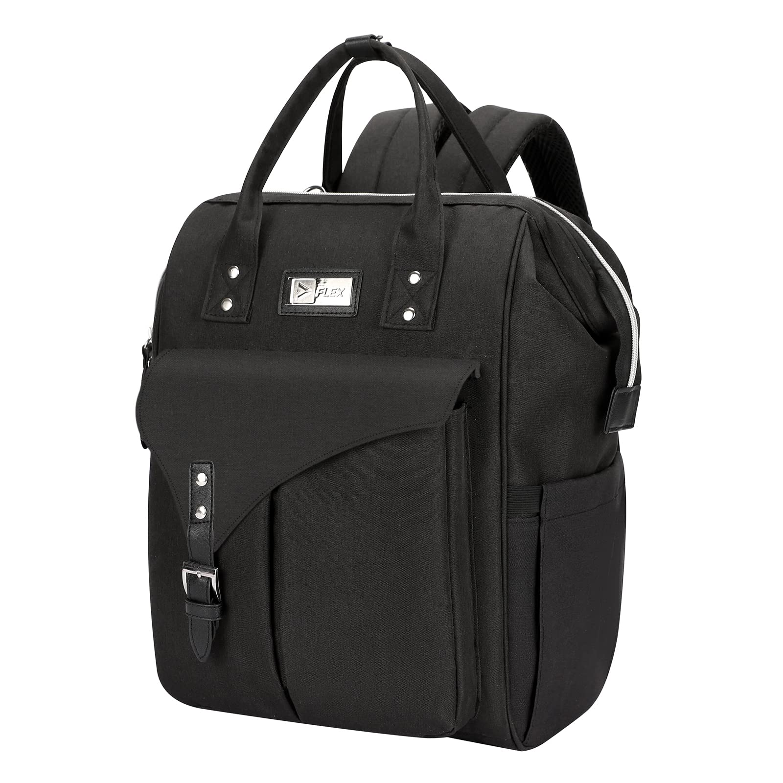 Flex Baby Diaper/Nappy Changing Backpack Bag | Baby Hospital Bag | Baby/Mummy Bag With Portable Changing Mat| Multifunction Baby Bag-image-24