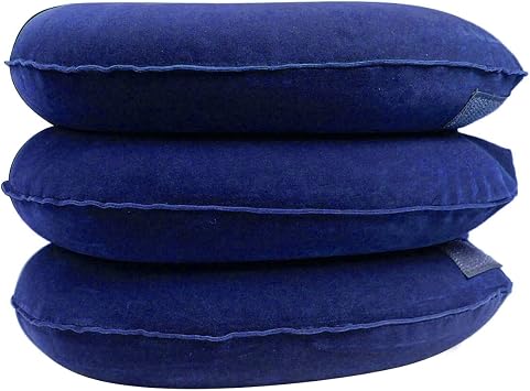 Inflatable Cervical Neck Traction Device/Neck Support Brace/Cervical Collar Adjustable (Blue)