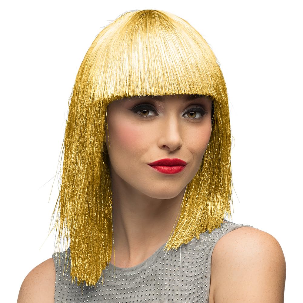 Boland - Glitter Wig for Adults, Synthetic Hair Hairstyle for Theme Party or Carnival Costume Accessories