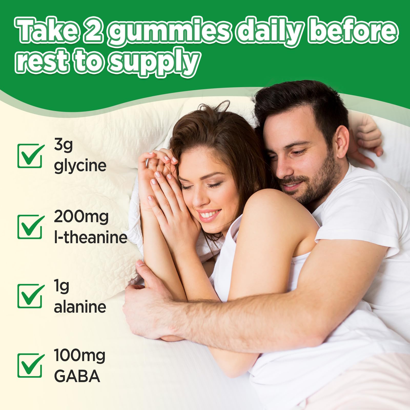 Glycine Gummies, Glycine 3g with Alanine 1000mg for Sleep Muscle Relaxation — Amazon image 7
