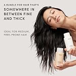 OUAI Shampooing à cheveux moyens et ensemble conditionneur - Shampooing sans sulfate et conditionneur pour les femmes & Hommes - Fabriqué avec Keratin, beurre de karité & Huile d'avocat - Exemptes de parabens & Phthalates (10 (En milliers de dollars des États-Unis