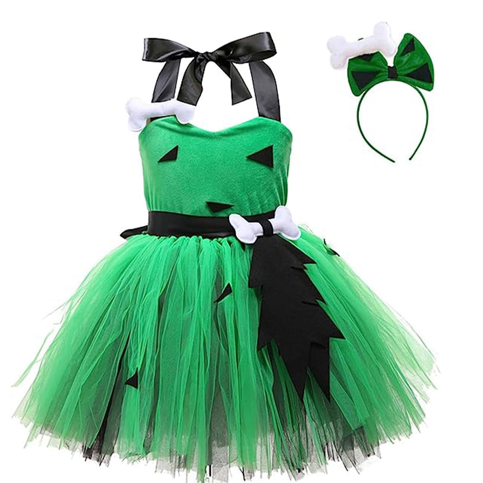 Vestito da Principessa con Fascia per Capelli e Vestito Tutù Halloween