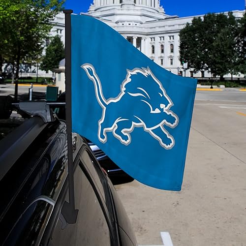 Miniatura 198 de Rico Industries NFL - Bandera de doble cara para automóvil, accesorio para auto B07NHSRDX2