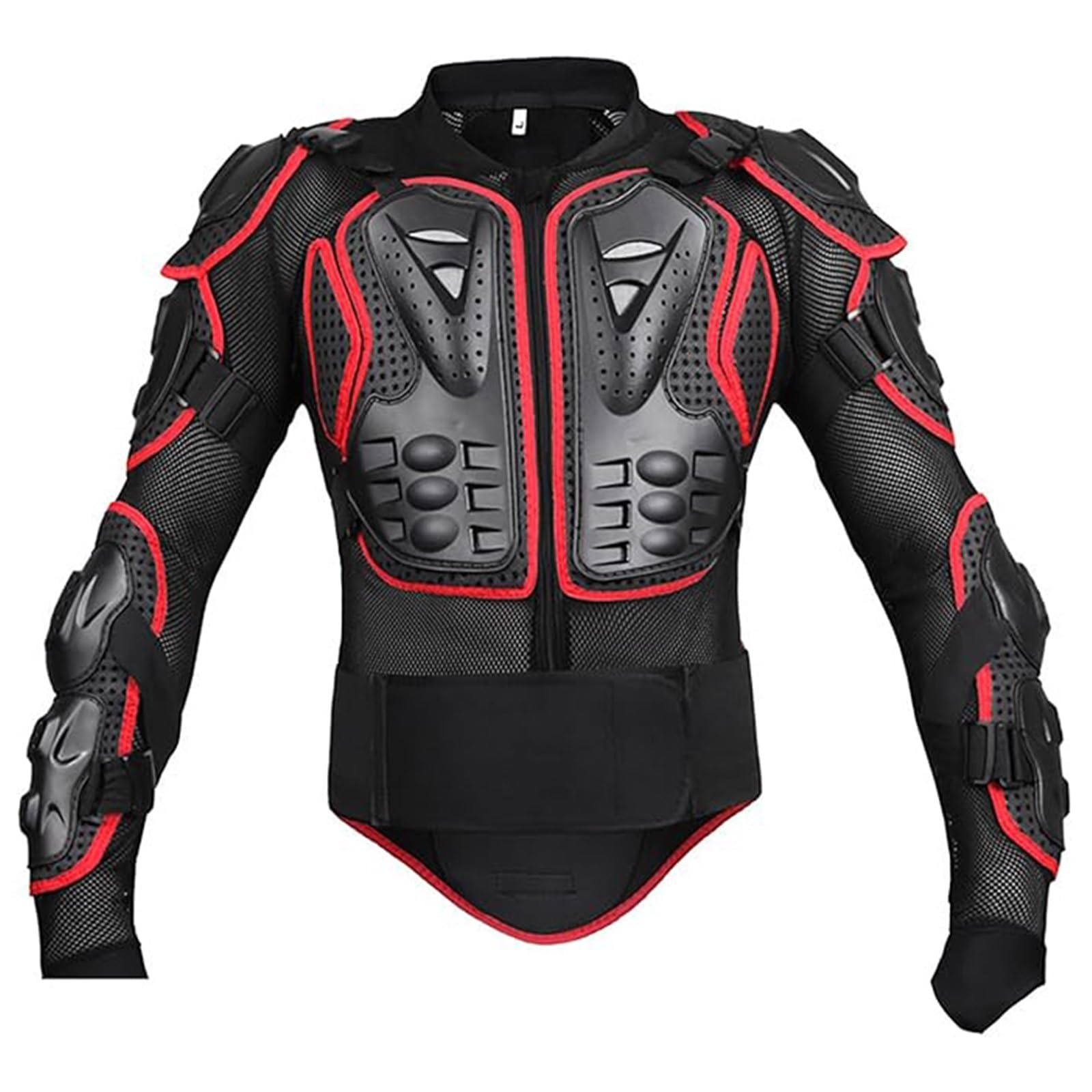 Blouson de Moto avec Protection Intégrale pour le Haut du Corps, Idéal pour le Motocross et la Compétition, Protection Thoracique et Dorsale