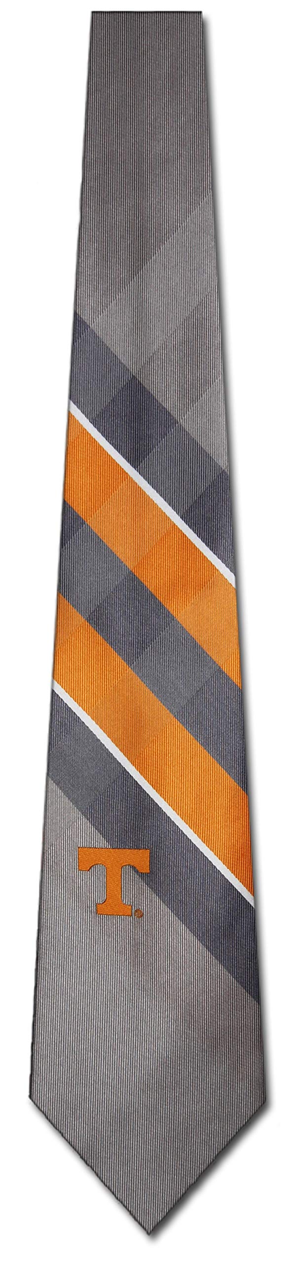 Tennessee Volunteers Grid Neck Tie with College Sports Team Logo by Eagles Wings
