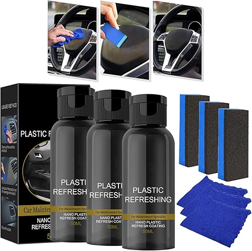 Refrescante plástico Lakiso Revitalizante de plástico, agente de recubrimiento revitalizante de plástico Lakiso, agente de renovación de