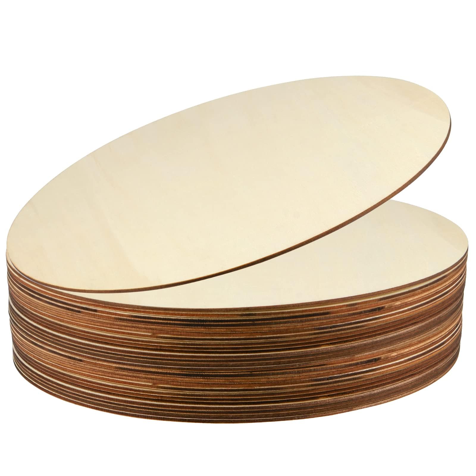 Cercles de bois ronds 30 cm de qualité supérieure pour peinture