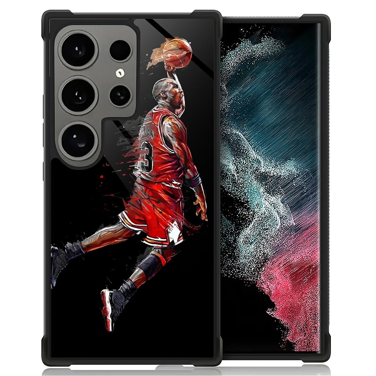 Compatible with Samsung Galaxy S25 Ultra Case,Basketball Player 38 Pattern S25 Ultra Soft TPU Bumper Desgin,Anti-Scratch Shockproof