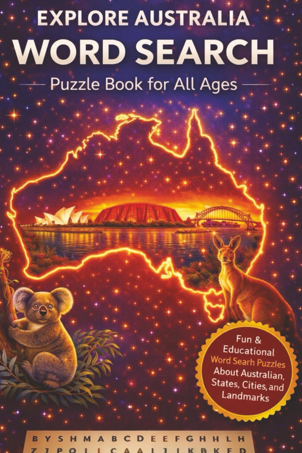 Australia Word Search Puzzle Book for All Ages: Engaging & Educational Word Search Puzzles to Learn Australian Geography, Wildlife, and Culture