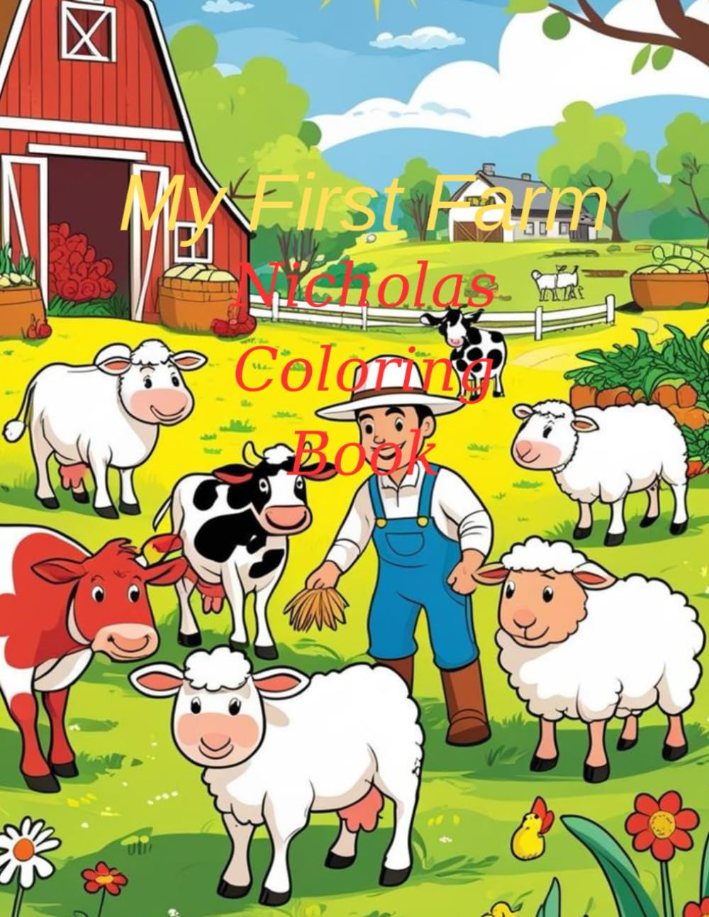 My First Farm: Nicholas Coloring Book