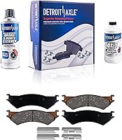 Vista 115 de Detroit Axle - Pastillas de freno para Dodge Dart 2013-2016 2014 2015 pastillas de freno de cerámica con reemplazo delantero y trasero de hardware