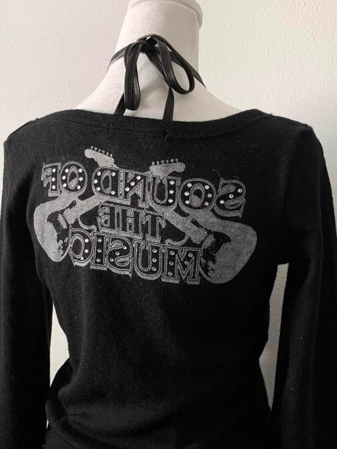 Y2k Grunge Shirts Harajuku Clothing Women Vintage Graphic Tees Long Sleeve Emo Clothes Streetwear Goth Tops - Image 4