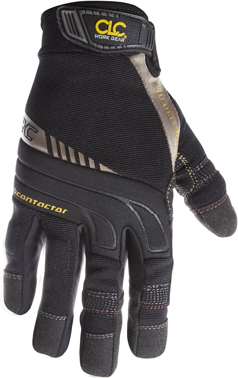 Custom Leathercraft130M Subcontractor Flex Grip Work Gloves, Medium - Image 4