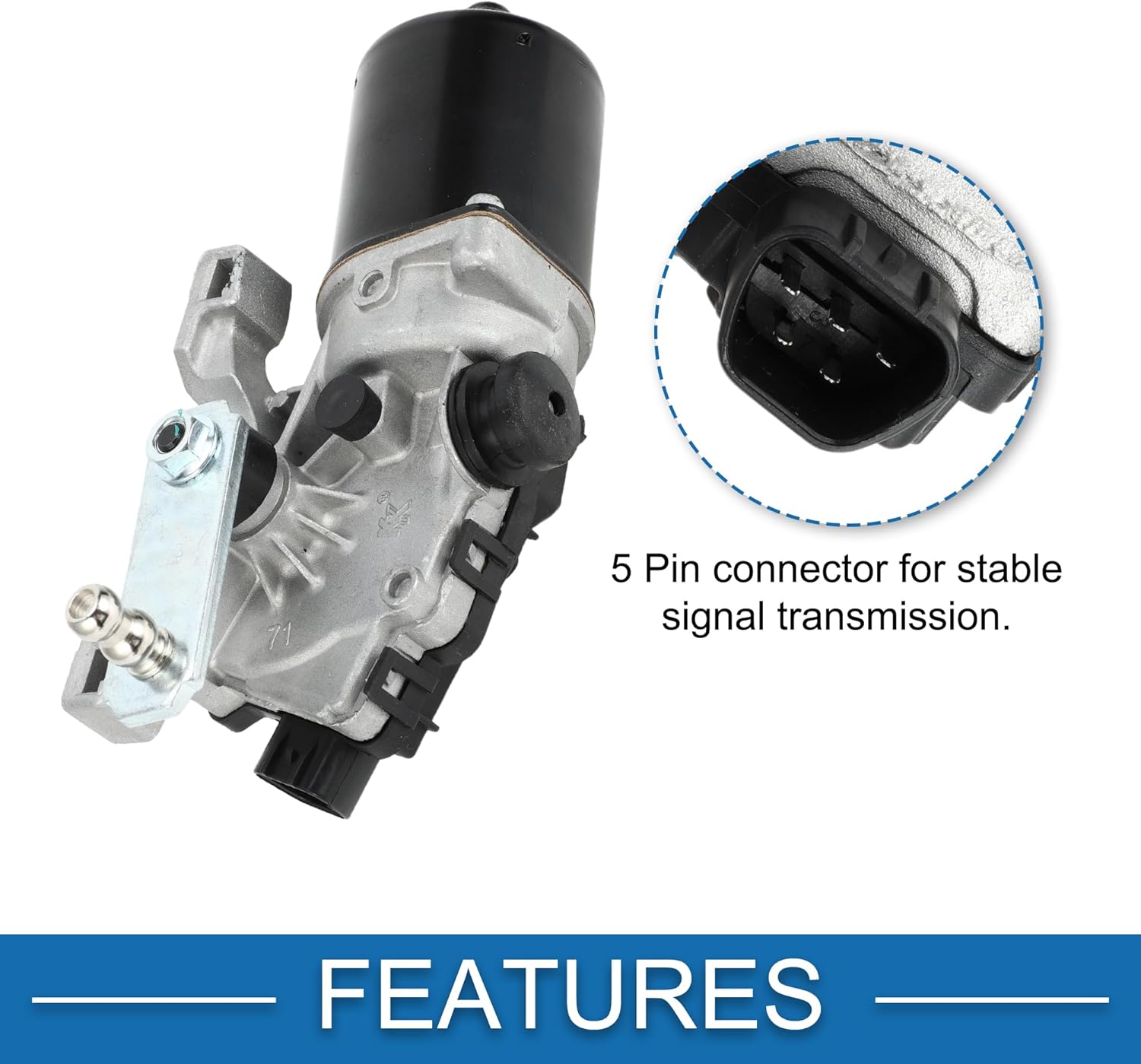 Front Windshield Wiper Motor No.8511002110/8511035290 Windscreen Wiper Motor for Lexus GX470 for Toyota 4Runner Corolla Matrix for Pontiac Vibe 5 Pin