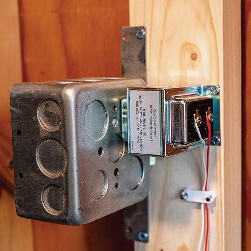 Miniatura 2 de Globe Electric SL-130-03 - Timbre con cable transformador, sin tamaño, plateado