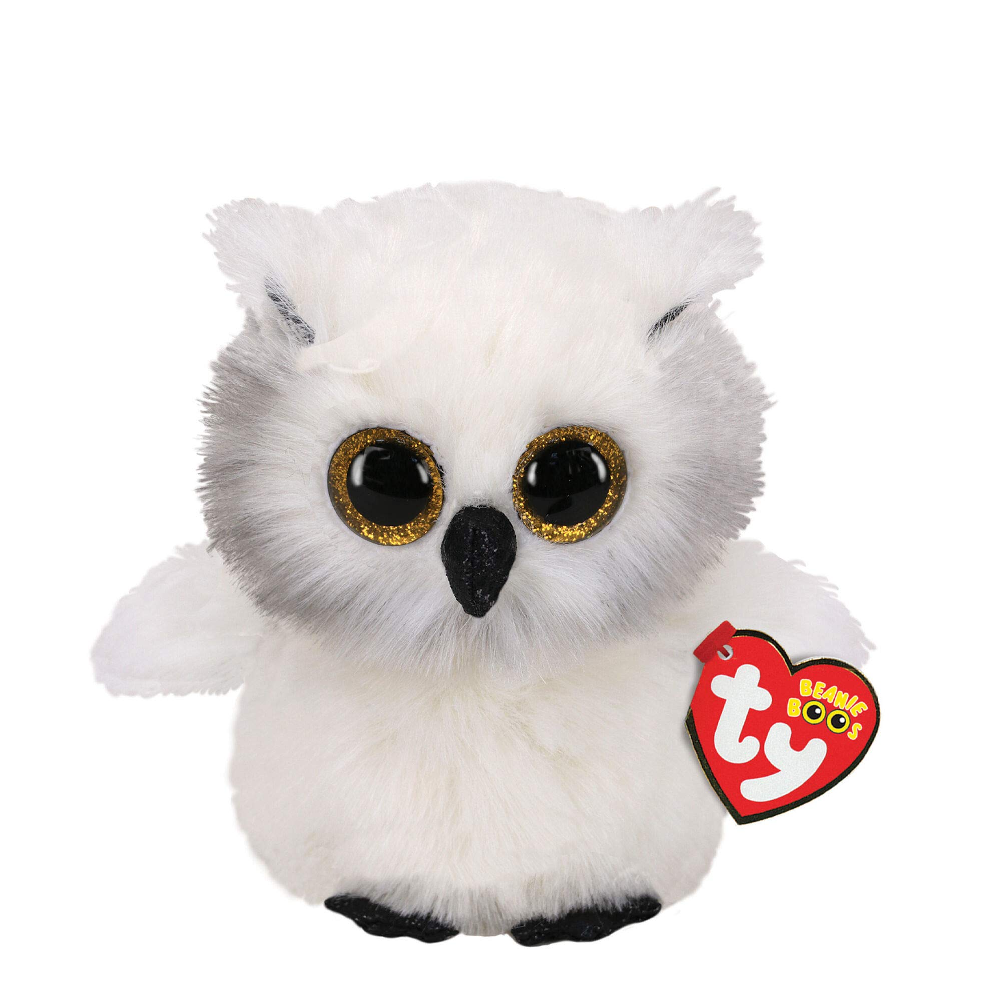 Claires Official Ty Beanie Boo Austin The Owl Soft Plush